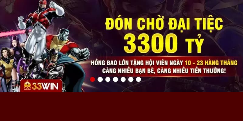 33Win Casino - Sảnh Casino Trực Tuyến Đẳng Cấp 2026 Mới 6 Chương trình khuyến mãi độc quyền siêu cuốn hút