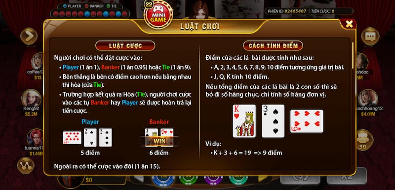 33Win Baccarat – Game Bài Trực Tuyến Uy Tín 2026 4 Cách tính điểm của 33Win Baccarat
